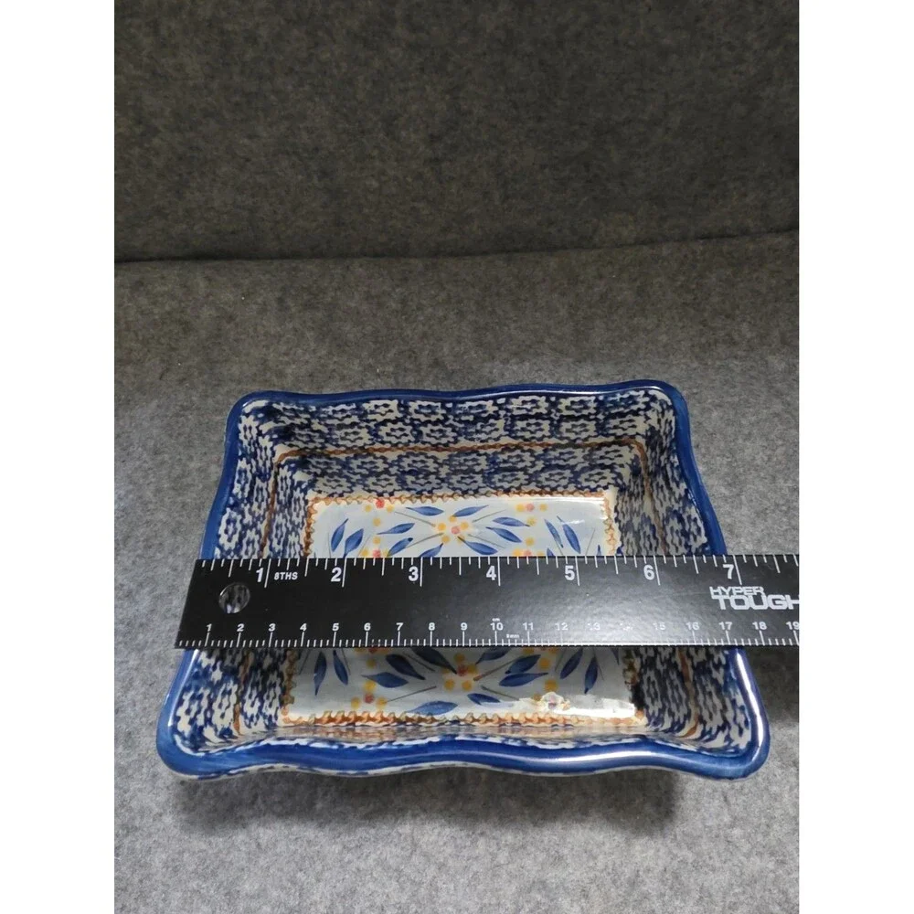 2 Temptations By Tara Old World Blue Scalloped Edge Baking Dishes 1 Qt
